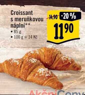 Albert Croissant s meruňkovou náplní 85 g nabídka