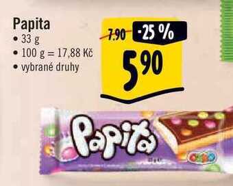 Albert Papita 33 g nabídka