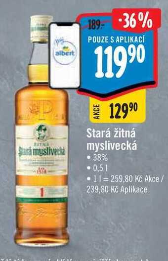 Albert Stará žitná myslivecká 0,5 l nabídka