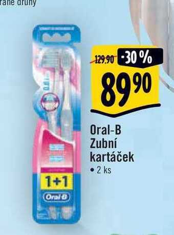 Albert Oral-b zubní kartáček • 2 ks nabídka
