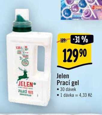 Albert Jelen prací gel • 30 dávek nabídka