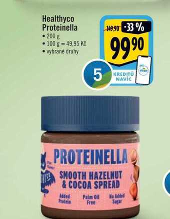 Albert Healthyco proteinella • 200 g nabídka