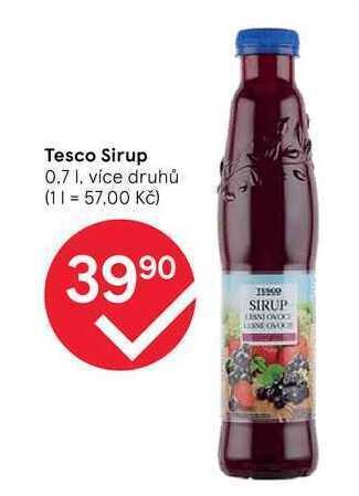 Tesco Tesco sirup 0.7 l nabídka