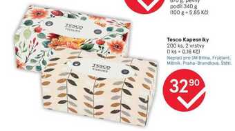 Tesco Tesco kapesníky 200 ks. 2 vrstvy nabídka
