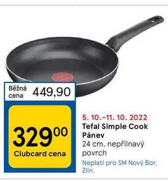Tesco Tefal simple cook pánev 24 cm nabídka