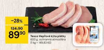 Tesco Vepřová kýta plátky 600 g nabídka