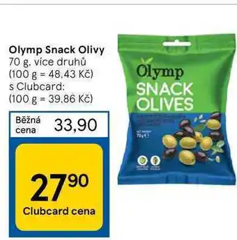 Tesco Olymp snack olivy 70 g nabídka