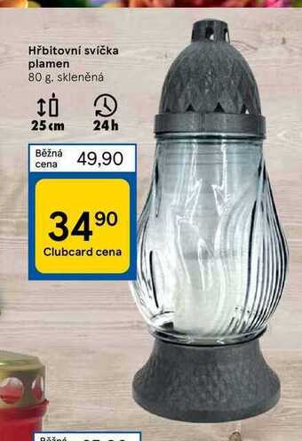 Hřbitovní svíčka plamen 80 g