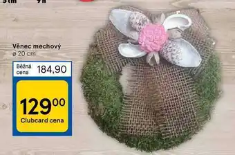 Tesco Věnec mechový nabídka