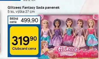 Tesco Glitzeez fantasy sada panenek 5 ks nabídka