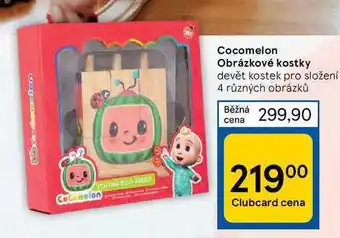 Tesco Cocomelon obrázkové kostky nabídka