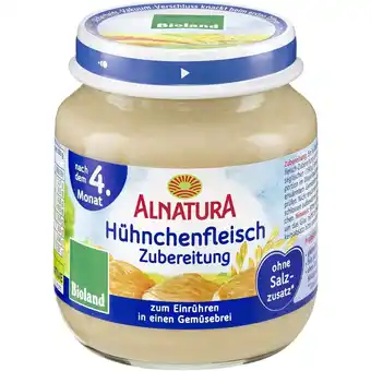 Alnatura bio příkrm kuřecí maso