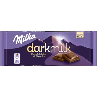 Rohlik.cz Milka darkmilk tmavá mléčná čokoláda nabídka
