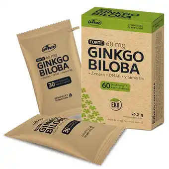 Vitar ginkgo biloba 60mg+dmae+vit.b6 eko cps.60