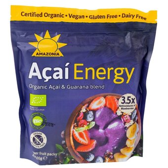 Amazonia bio acai energy dřeň na smoothie