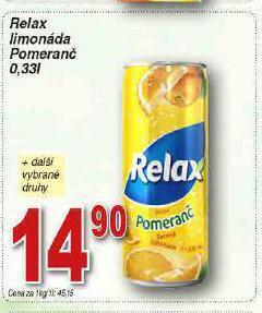 Lidl Relax limonáda nabídka