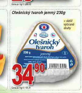 Lidl Olešnický tvaroh nabídka