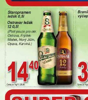 Lidl Pivo ostravar nabídka
