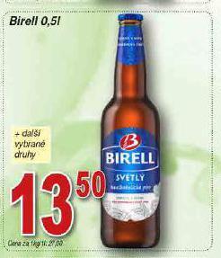 Lidl Birell nealkoholické pivo nabídka