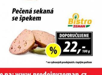 ZEMAN Pečená sekaná se špekem nabídka