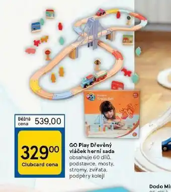 Tesco Go play dřevěný vláček herní sada nabídka