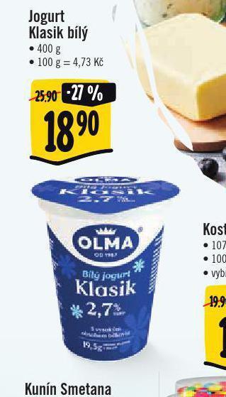 Jip Jogurt klasik nabídka