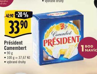 Jip Président camembert nabídka
