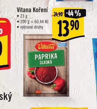 Jip Vitana koření nabídka