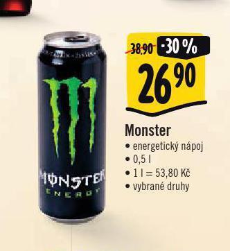 Jip Monster energy drink nabídka