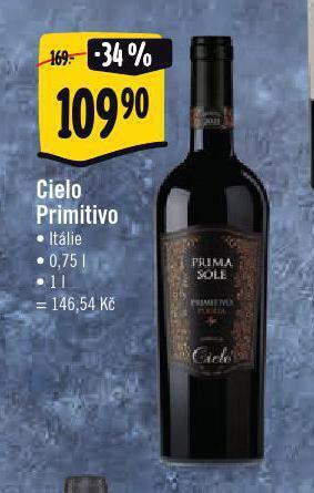 Jip Cielo primitivo nabídka