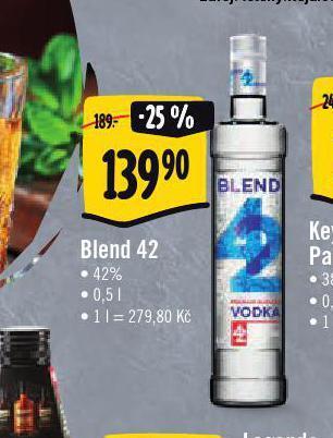 Jip Blend 42 vodka nabídka