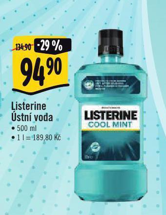 Jip Listerine ústní voda nabídka
