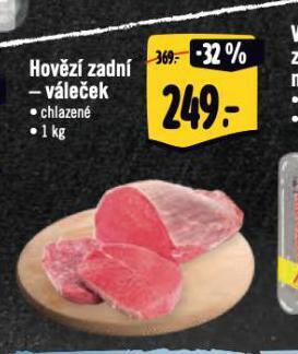 Albert Hovězí zadní - váleček nabídka