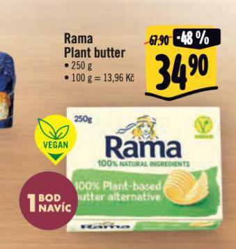 Albert Rama plant butter nabídka