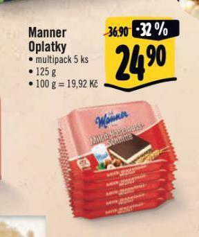 Albert Manner oplatky nabídka
