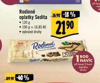 Albert Rodinné oplatky sedita nabídka