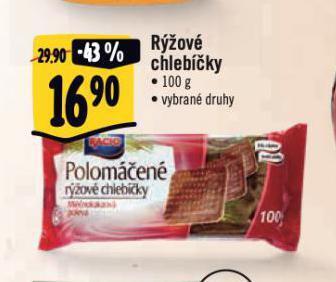 Albert Rýžové chlebíčky nabídka