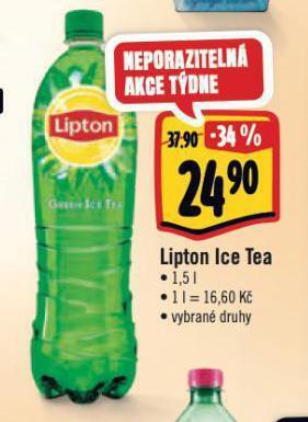 Albert Lipton ice tea nabídka