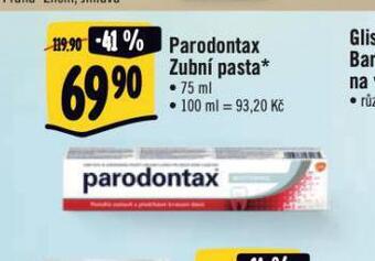Albert Parodontax zubní pasta nabídka