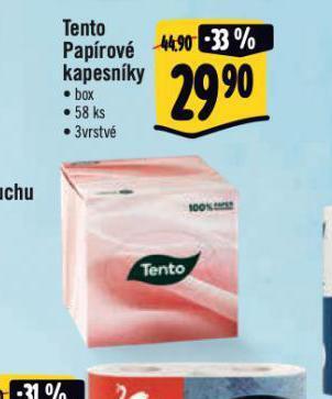 Albert Tento papírové kapesníky nabídka