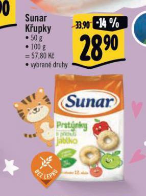 Albert Sunar křupky nabídka