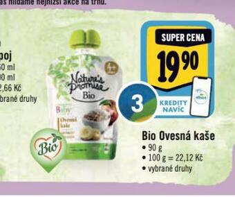 Albert Bio ovesná kaše nabídka