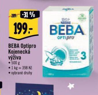 Albert Beba kojenecká výživa nabídka