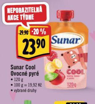 Albert Sunar cool ovocné pyré nabídka