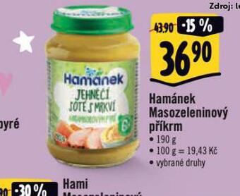 Albert Hamánek masozeleninový příkrm nabídka