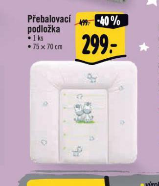 Albert Přebalovací podložka nabídka
