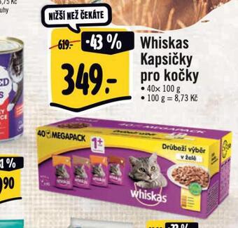 Albert Whiskas kapsičky pro kočky nabídka