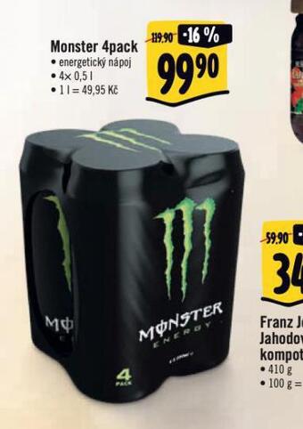 Albert Monster energy drink nabídka