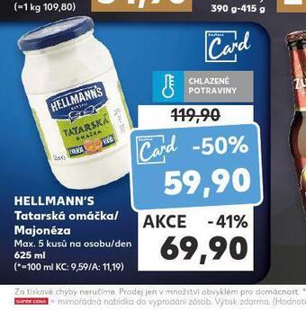 Kaufland Hellmann´s tatarská omáčka, majonéza nabídka
