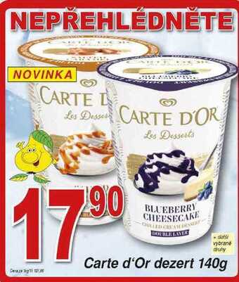 Hruška Carte d'or dezert 140g nabídka